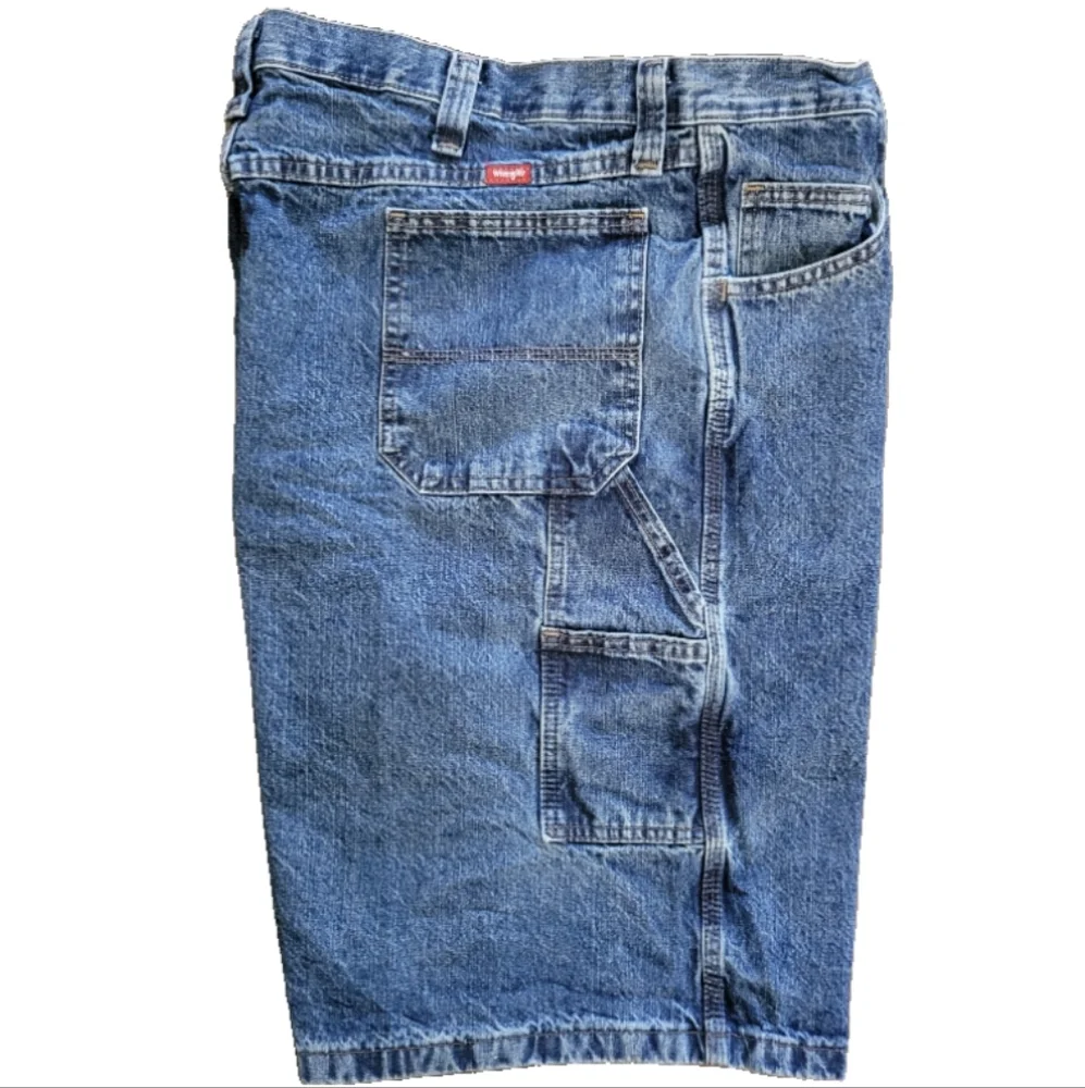 Wrangler Blue Jean Shorts With Relaxed Fit Size 44